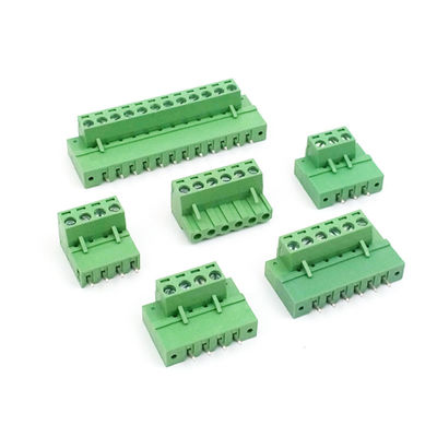 5.08mm Neigung PWB-verstopfen Einsteckschraubklemme-Klemmenblöcke gerades Pin Header mit Flansch