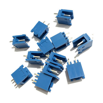 Blaue 5.08mm Abstandsteckbare Schraubklemme-Klemmenblöcke pWBs verstopfen + rechtwinkliges Pin Header