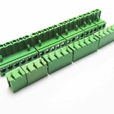 5.08mm Neigung PWB-verstopfen Einsteckschraubklemme-Klemmenblöcke + gerades Pin Header