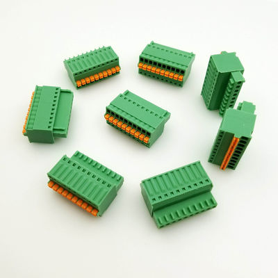 2.50mm Neigung Screwless-Frühling, der steckbare PWB-Verteiler quetschverbindet