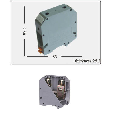 UKH-95 UK95N Großbritannien Reihen-Hutschiene-Schraubzwinge-Verteiler