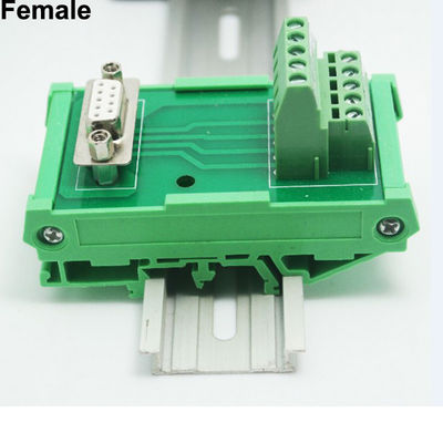 Pin Single End Male Female-Verbindungsstück-Verteiler-Ausbruch-Brett DB9 D Subventions-9