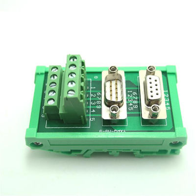 Pin Male Female Dual Connectors-Verteiler-Verdrahtungs-Ausbruch-Brett DB9 D Subventions-9