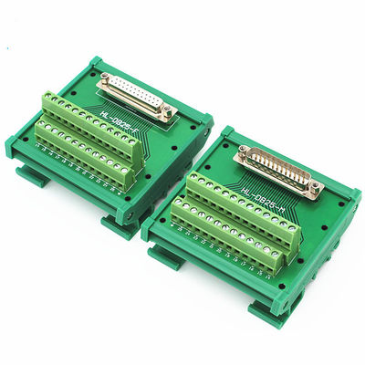 DB25 einzelne Pin Terminal Block Breakout Board-Hutschiene der Endverbinder-D der Subventions-25