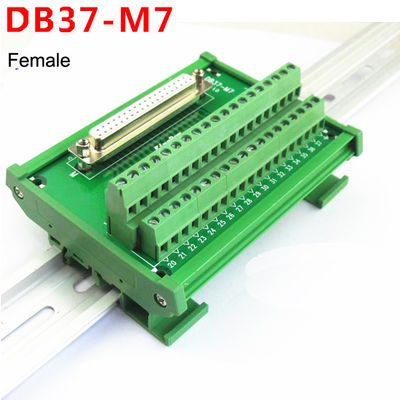 Pin Sing End Connectors Terminal-Block-Ausbruch-Brett DB37 D Subventions-37