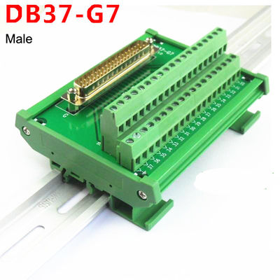 Pin Sing End Connectors Terminal-Block-Ausbruch-Brett DB37 D Subventions-37