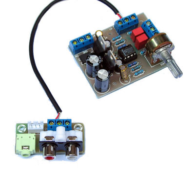 Des Vorverstärker-NE5532 ausbruch-Brett 12-18V Tone Board-Verstärker-der Ausrüstungs-3.5mm RCA Terminaldc
