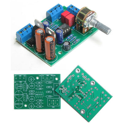 Des Vorverstärker-NE5532 ausbruch-Brett 12-18V Tone Board-Verstärker-der Ausrüstungs-3.5mm RCA Terminaldc
