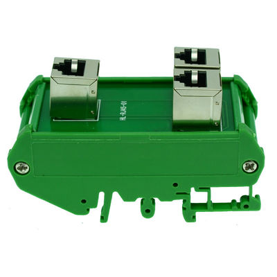 Buchsen-Erweiterungs-Kabelverbinder-Teiler Buss-Brett-Lärm-Schiene RJ45 8P8C