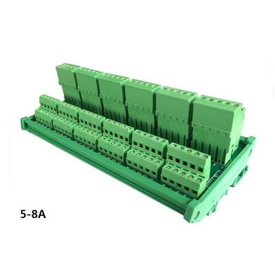 8 12 16 60 Wege Kabelverbindung Verteilungsknotenpunkt Endgerät Blöcke Verkabelung Board Din Schienenhalter