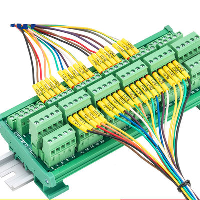 8 12 16 60 Wege Kabelverbindung Verteilungsknotenpunkt Endgerät Blöcke Verkabelung Board Din Schienenhalter