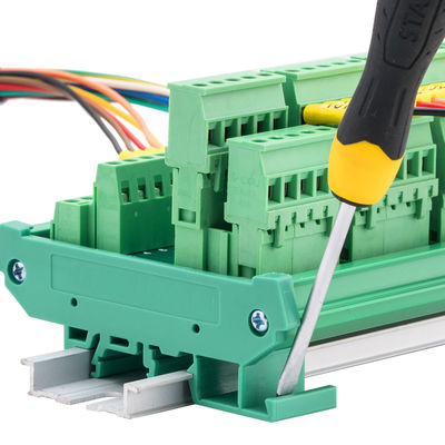 8 12 16 60 Wege Kabelverbindung Verteilungsknotenpunkt Endgerät Blöcke Verkabelung Board Din Schienenhalter