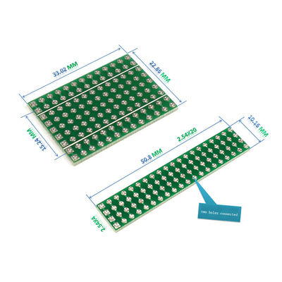 2x20 1x13 2.54mm Pin Header Housing Prototyping PWB-Brett-Ausrüstung für Arduino