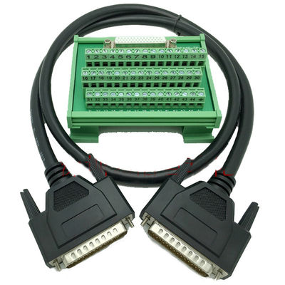 Subventions-Flanschdoseverteilerausbruch-Brettadapter DB44 D mit dem 1-Meter-Kabel