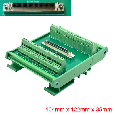 Hutschiene SCSIs 68 Pin Connector, die Verteiler-Adapter mit 1 Meter Kabel anbringt