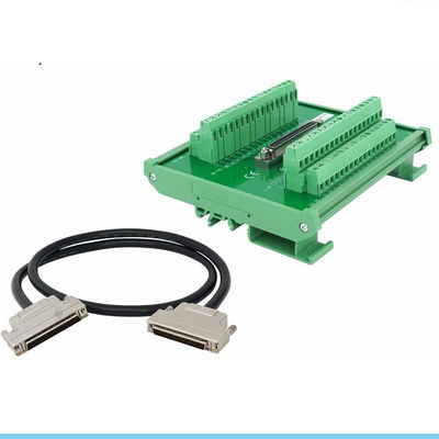 Hutschiene SCSIs 68 Pin Connector, die Verteiler-Adapter mit 1 Meter Kabel anbringt