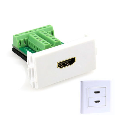 HDMI zum Verteiler-Frontplatten-Wand-Ausgang-Sockel täfelt Platten-Schnellkupplung