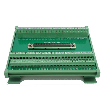 Hutschiene SCSIs 100 Pin Connector, die Art Verteiler-Modul anbringt