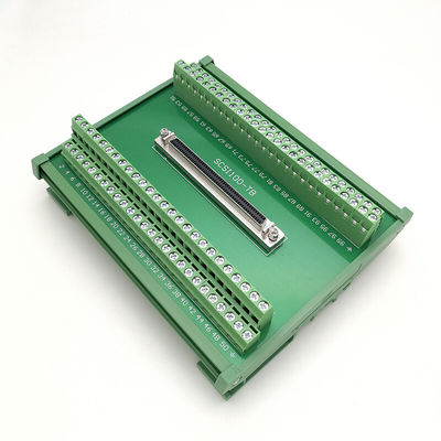Hutschiene SCSIs 100 Pin Connector, die Art Verteiler-Modul anbringt