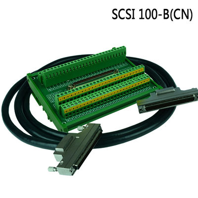 Hutschiene SCSIs 100 Pin Connector, die Art Verteiler-Modul anbringt