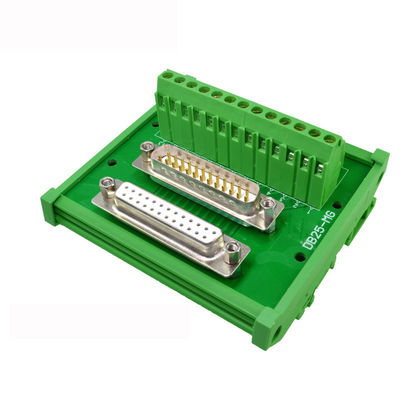 DB25 männlich-weiblicher Verteiler D Pin Connectors Breakout Board-LÄRM Subventions-25 Schienen