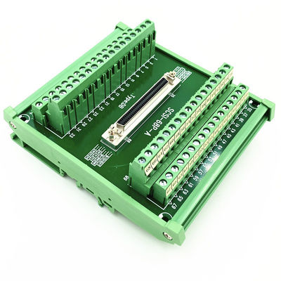 Hutschiene SCSIs 68 Pin Connector, die Art Verteiler-Adapter anbringt