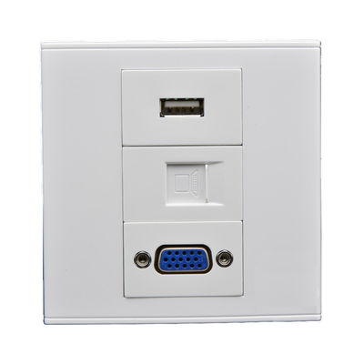 Multimedia-Frontplatten-Wand-Platten-Ausgang-Verteiler-Sockel-Platte VGAs HDMI USB