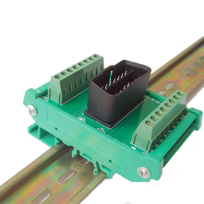 Verbindungsstücke OBD2 16pin zur Verteiler-Ausbruch-Brett-Hutschiene-Montage