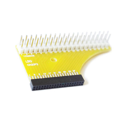 1.27mm 2 x 20 Stift- Doppel- Reihen-Frau zum 2,54 Millimeter-Mannes-Pin Headers Adapter PWB-Brett-Konverter