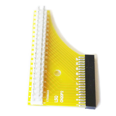 1.27mm 2 x 20 Stift- Doppel- Reihen-Frau zum 2,54 Millimeter-Mannes-Pin Headers Adapter PWB-Brett-Konverter