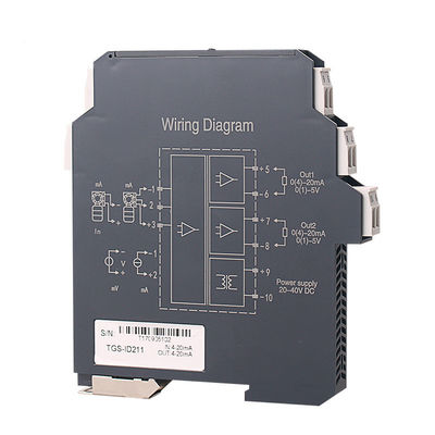 Input/Output 4-20mA Signal-Isolierungs-Modul-Analogsignal-Übermittler-Isolator-Lärm-Schienen-Montage