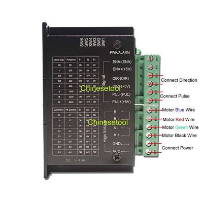 3Amp Zweiphasen-1.2Nm einzelner Schrittmotor der Achsen-57 + Richtungs-Geschwindigkeit Cotroller-Satz TB6600 4A 40V Driver+