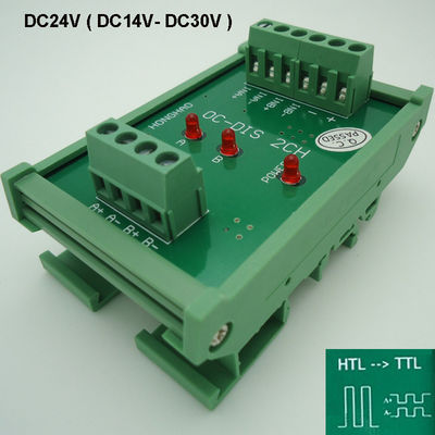 Konverter von Open-Collector-HTL 24v in die differenzialen Weisen TTLs 5v Signal-2 allgemeinhin