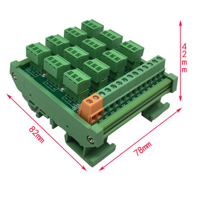 Plc-SensorSignaleingang Reihen des Verteilungs-Modul-Verteiler-Verbindungs-Brett-12