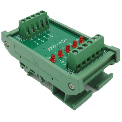 4 Kanäle DC 24V gab PLC-Verstärker-Platten-Brett PNP Opto-lokalisierten Entwurf NPN Ertrag ein