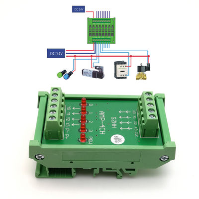 4 Kanäle DC 24V gab PLC-Verstärker-Platten-Brett PNP Opto-lokalisierten Entwurf NPN Ertrag ein