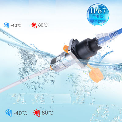 Platten-Berg-Sockel-Netz-Kabel-Verbindungsstück RJ45 8P8C wasserdichtes Stecker-IP65
