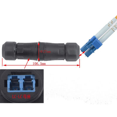 Faser Optik-Eextensions-Schnur-Adapter-Netz-Kabel-Verbindungsstück im Freien wasserdichtes IP68