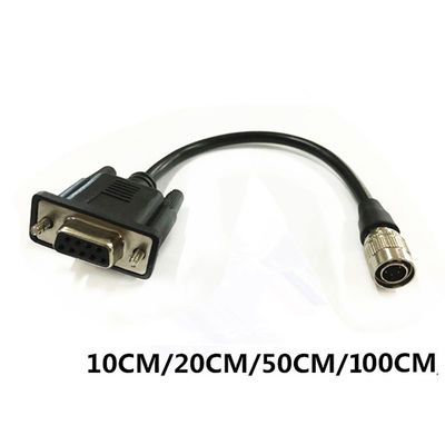 HR10-7P-6P zum Instrument-Daten-Kollektor-Kabel-Tachymeter Verbindungsstück DB9 Topcon Sokkia