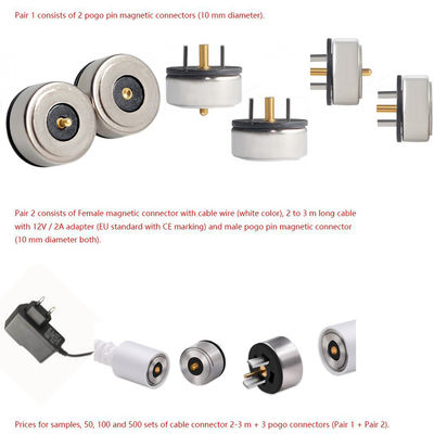Pogo Pin Connector DC-Stromadapter-magnetisches Aufladungskabel-männlich-weibliches Expansions-Kabel