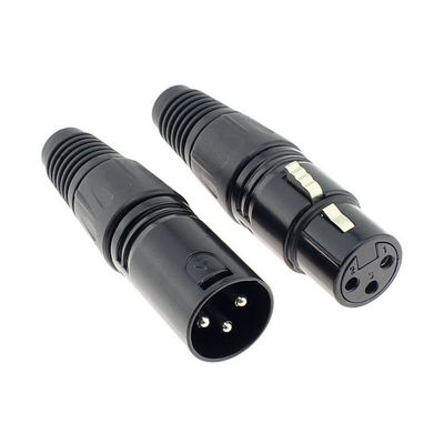 3 Mikrofon-Audiostecker Jack Male Female Coupling Connector MIC Adapter der Stiftxlr