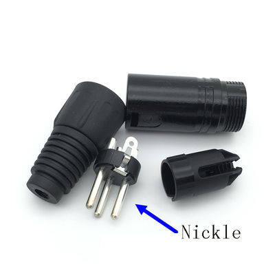 3 Mikrofon-Audiostecker Jack Male Female Coupling Connector MIC Adapter der Stiftxlr