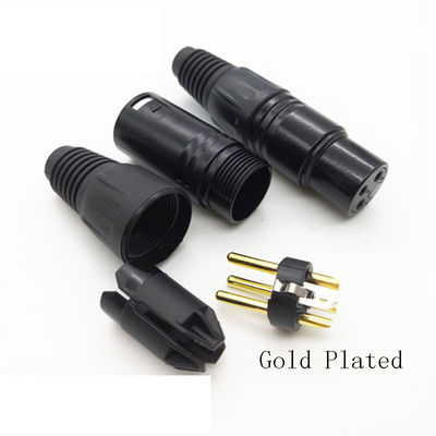 3 Mikrofon-Audiostecker Jack Male Female Coupling Connector MIC Adapter der Stiftxlr