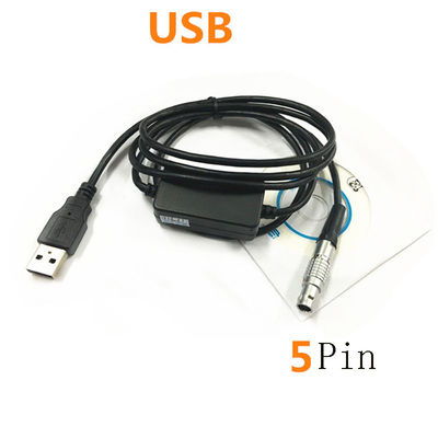 Daten verkabeln Frau DB-9 bis 5 Pin Aviation Connector für Leica 500 Reihe GPS zum PC