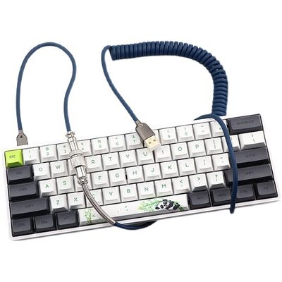 USB-Art c-Hafen-mechanische Tastatur umwickelte das verbundene Luftfahrt-Verbindungsstück Stift GX12 des Kabels 4