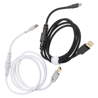 Art c-Hafen mechanisches der Tastatur-Kabel-Hochleistungsluftfahrt-Verbindungsstück-Koppelungs-1.5M USB