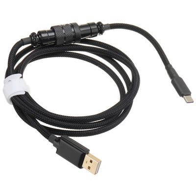 Art c-Hafen mechanisches der Tastatur-Kabel-Hochleistungsluftfahrt-Verbindungsstück-Koppelungs-1.5M USB