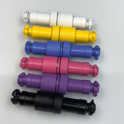 Farbiger Luftfahrt-Verbindungsstück-männlich-weiblicher Sockel-Stecker GX12 GX16 für mechanisches Tastatur-Kabel