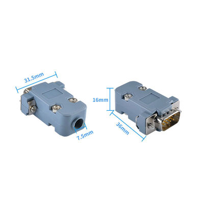 D-Vor- Verbindungsstück Stift 15 DB9 RS232 9 Pin Male Female DB15 VGA Plastik-Hood Cover Backshell