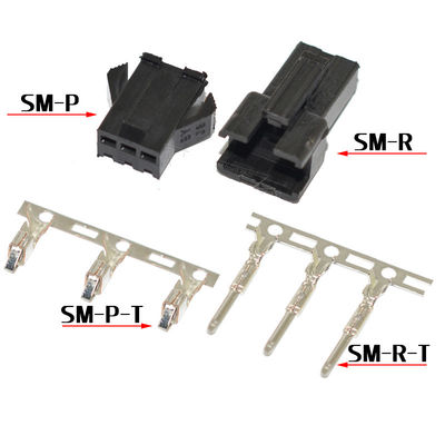 JST-SM 2.54mm Abstandverbindungsstück-Wohnungs-Titel-Anschlüsse für LED-Streifen-Stromversorgung